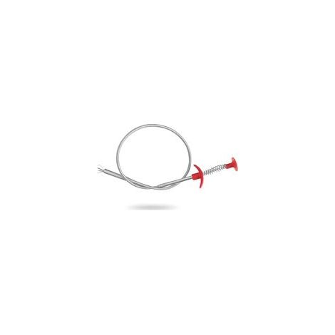 Outil de débouchage de canalisations à ressort de 60 cm, nettoyeur de canalisations en acier inoxydable, outils de débouchage d'égouts, outils de nettoyage pour évier de cuisine, salle de bain,