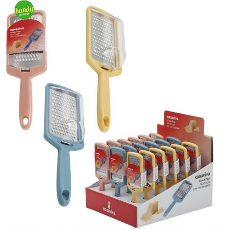 Grattugia Kasaviva Gioia Pop con contenitore colori assortiti