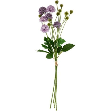 Chrysanthemum Bouquet - Plastic - H60 cm - Purple
