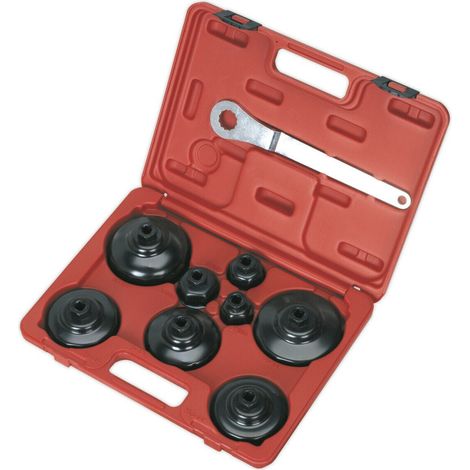 Trade Shop - SET 9 PZ-SPIELE FÜR FILTRO OLIO AUTO MIT KEY SMONTAGGAGE MONTAGGGIO -