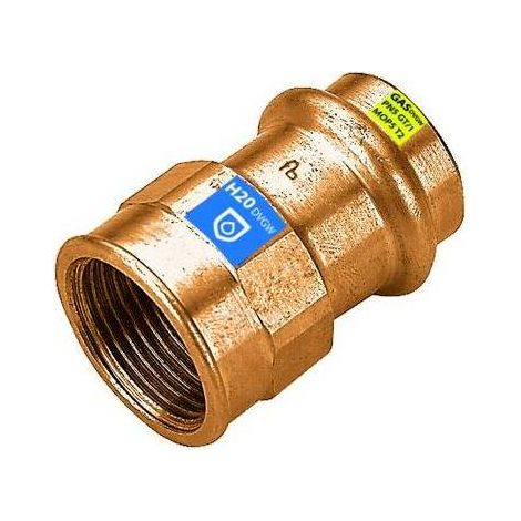 MANICOTTO A PRESSARE FXFIL F ACQUA/GAS Misura: Diam. 35 x 1"