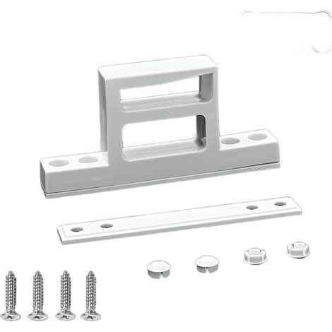 Support Rideau Plastique pour robuste Anti-Usure Support Rideau(White B) (1/5)
