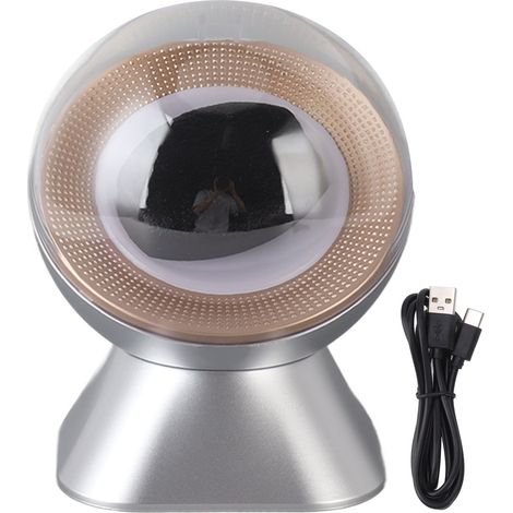 Coffret de remontoir à montre automatique USB, boîtier de rangement et d'exposition argenté, secoueur pour montre mécanique, pour maison (1/5)