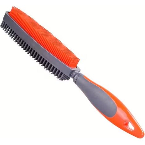 KLVGTIFS PU - Brosse de toilettage pour animaux - massage de la peau - réutilisable - convient aux chats et aux chiens - pour le nettoyage (1/5)
