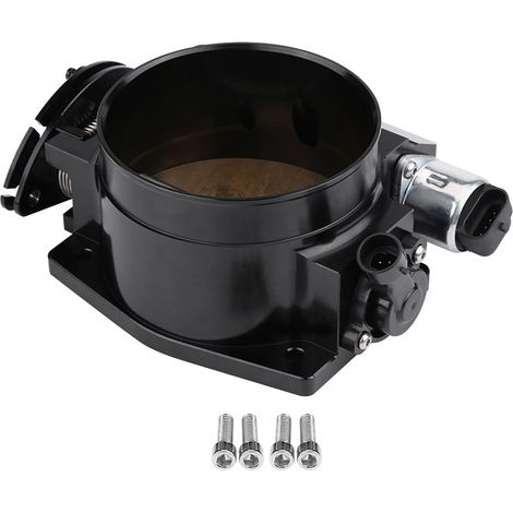 GARRYFIZH Capteur de position du papillon des gaz, boîtier en aluminium noir à boulonner pour moteur GM GEN III LSX