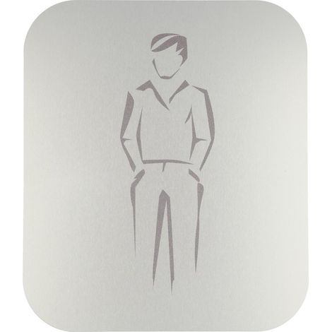 Picogramme en alu anodisé, hommes auto-collant