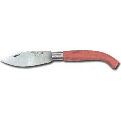 TEODOMIRO Navaja barriguda artesanal N.° 0 con hoja de 60mm fabricada en madera y acero al carbono
