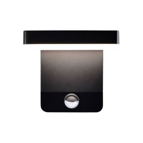 Mantra Aplique LED exterior COOPER giro izquierda a derecha 350º ↔️ 20W 3000K blanco/negro con/sin sensor (1/2)