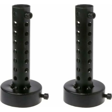 Schwarzer 60-mm-Motorradauspuffschalldämpfer – Universell abnehmbar für Auspuffrohre – Geräuschreduzierung – Robustes Metall