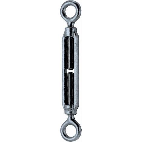 Tendeur à lanterne estampé - 2 yeux ronds - acier galvanisé 5mm - 115kg (1/2)