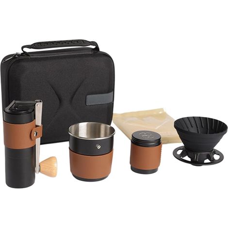 Machine expresso compacte, pour camping, bureau et extérieur (1/5)