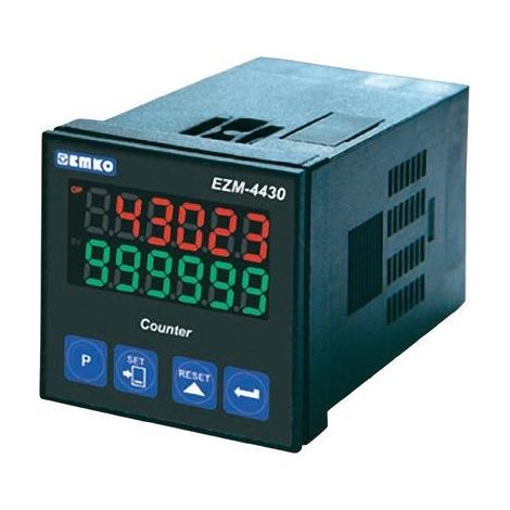 Emko EZM-4430 contador multifunción negro 48x48 mm