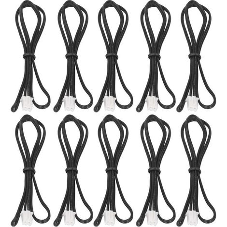 10K NTC Thermistance Sonde 10 Pièces Capteur Température pour Climatiseur - KZQ