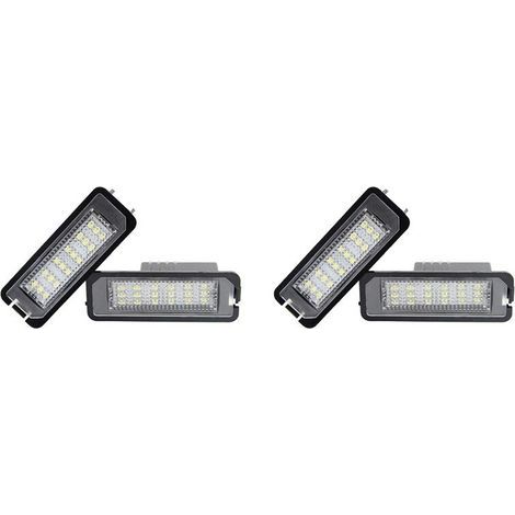 Quatre feux de plaque d'immatriculation à LED adaptés aux modèles 4, 6 et 9N. (1/4)