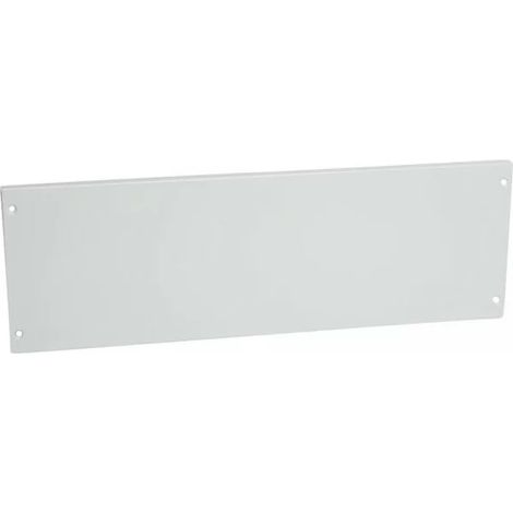 Legrand 020943 - Full metal faceplate with captive screws XL3 800/4000 - H 200 mm - 24 mod