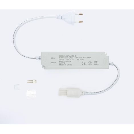 Treiber Flicker Free für LED-Streifen ohne Gleichrichter 220V AC SMD IP65 Breite 12mm 400 W