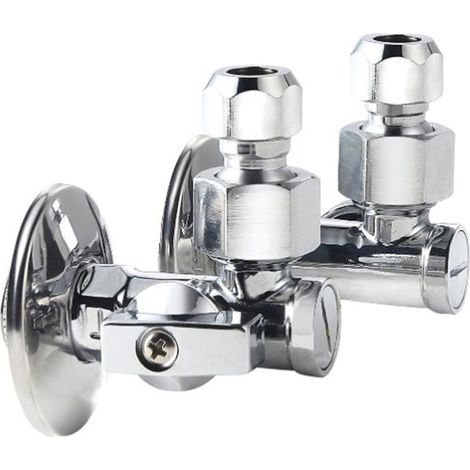 Coppia rubinetti a sfera sottolavabo SX/DX con filtro  Tecom
