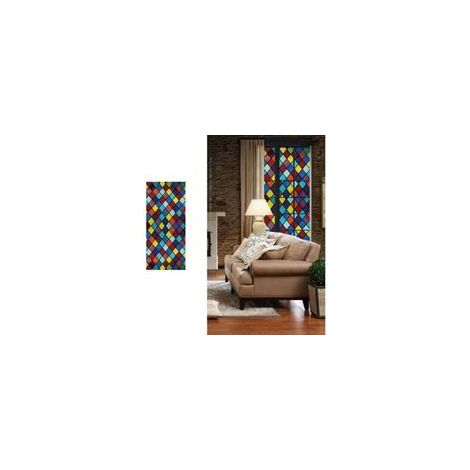 Lámina para ventanas de privacidad de 45x100cm, adhesivo decorativo opaco con efecto vidriera, lámina autoadhesiva opaca para ventanas de hogar, dormitorio, baño y sala de estar.