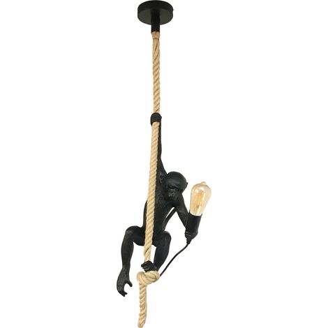 Barcelona Led – Suspension singe en résine – Ampoule E27 60W max – Longueur 1400mm – IP20 pour intérieur – Design original et ludique