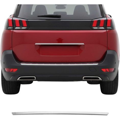 Garniture de Hayon Coffre pour Peugeot 5008 2017-2024 acier inox