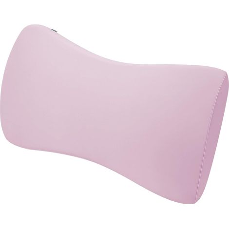 Lumbar Support Pillow for Sleeping, Lower Back for Sleeping, Memory Foam Waist Pillow, Stretchy Lumbar, Ergonomic Back Cushion (Pink) (1/5)