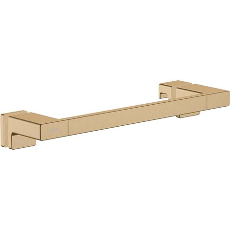 Poignée de porte de douche, Poignée de maintien pour la douche, Porte-serviettes, Porte-serviettes de bain, fixation cachée, Accessoires salle de bains, Bronze brossé, 41759140 (1/3)
