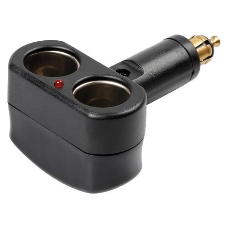 AD-1, Adattatore presa corrente doppia, 12/24V (1/2)