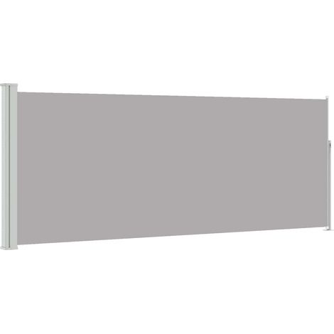 Tenda da Sole Laterale Retrattile 120 x 300 cm Grigia vidaXL (1/5)