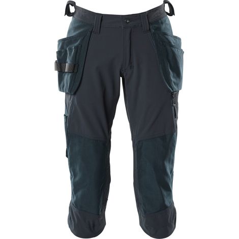 Mascot MASCOT® ACCELERATE Dreiviertel-Hose mit CORDURA-Knie- und Hängetaschen, Vier-Wege-Stretchstoff, geringes Gewicht Gr. 51schwarzblau (1/5)