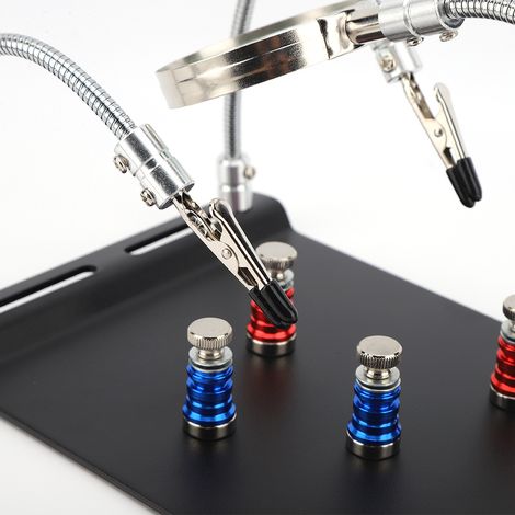 Support de fixation pour carte mère, loupe, outil auxiliaire de soudure de circuit imprimé, réparation, fixation de carte mère (1/5)