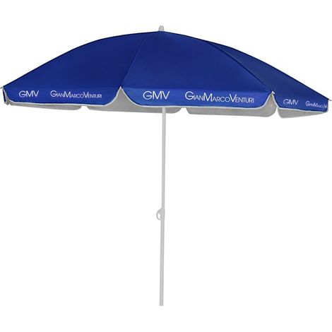 Sombrilla de Playa Gian Marco Venturi 543702 con palo central 180 cm  Color: Azul oscuro