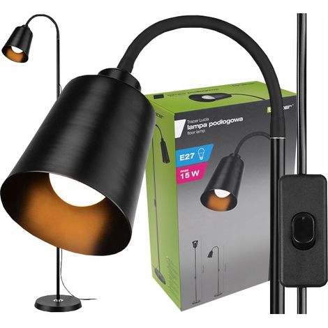 Lampadaire Tracer Lucia E27 15 W noir 1 pc. (1/5)