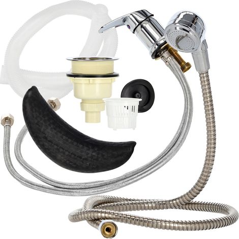 Accesorios para lavabo de peluquería, manguera, grifo, enchufe (1/5)
