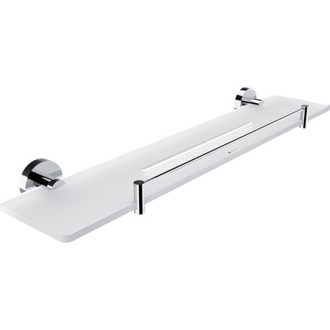 Nimco Unix étagère de salle de bain avec cadre, chromé, 60 cm UN X460-X-26 (1/2)