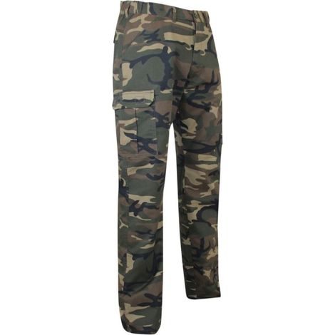 Pantalon de travail SANGLIER - KAKI CAMOUFLAGE L - FR(44) (1/2)