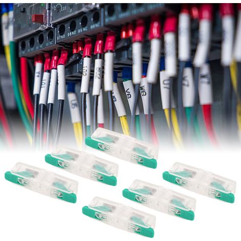 H61G Connecteur de fil 1 entrée 1 sortie 0,5-6 mm² répartiteur rapide 41 A 450 V, vendu par paquets de 20. (1/5)