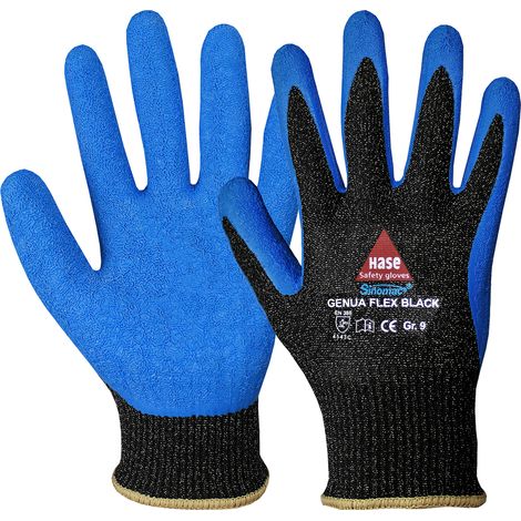 Hase GENUA FLEX BLACK, Montagehandschuh schnittfest, Größe 6 10 Stk