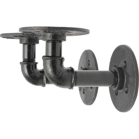 2PCS Supports d'étagère de tuyaux en acier industriel (1/5)