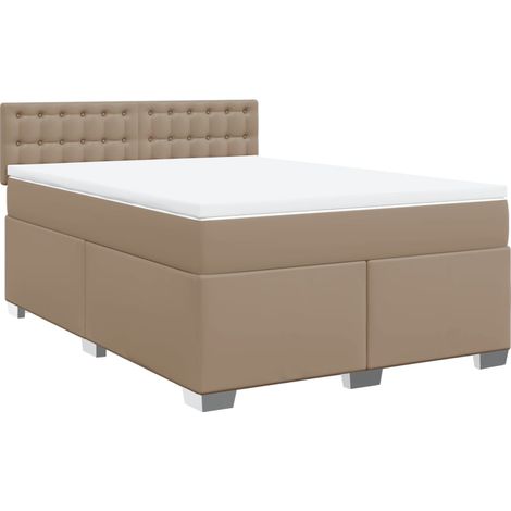 Maison Exclusive - Boxspringbett Matratze Cappuccino-Braun 140x20
