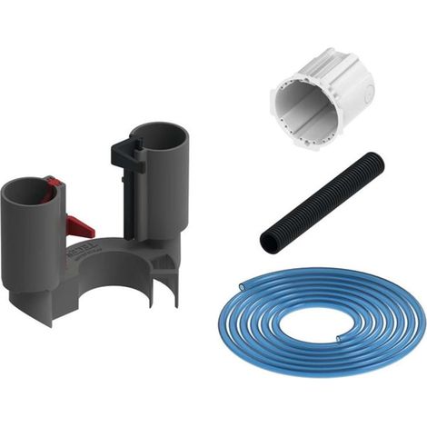 TECEflushpoint kit de montage brut, déclenchement pneumatique à (1/2)
