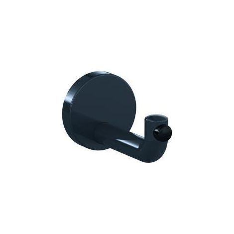 Wandhaken mit Türpuffer schwarz anthrazitgrau (1/5)