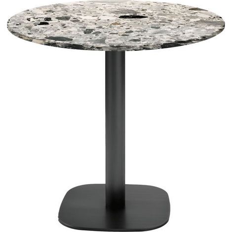 Table ronde Ø 70 cm - modèle Round terrazzo cepp (1/4)