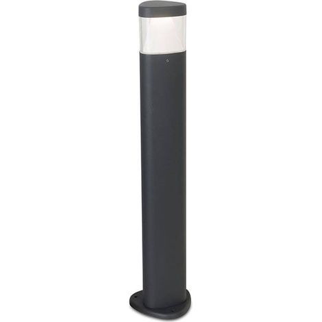 Forlight Arrow - Pollerleuchte LED 6.6W und 537lm mit Warmweiß 3000K. Durchmesser 10.5cm. Gehäuse aus Aluminium. Außenbereich IP65. Farbe Schwarz (1/2)