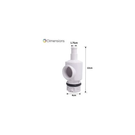 Adattatore a sgancio rapido D29 UWF e valvola di regolazione della pressione 9-100-9002 compatibile con il robot automatico per la pulizia della piscina Polaris 180280380 - Crezuo