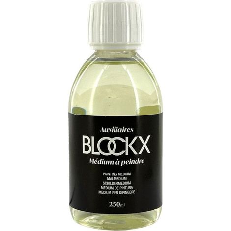 Vernis - BLOCKX - Vernis à peindre séchage rapide - Flacon en verre - Fini professionnel - Mixte