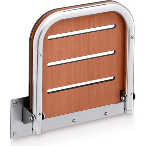 BELTRAN 2710 ASIDEROS Asiento Abatible Para Ducha Y Otros Servicios Inox Cerezo - ref: 064-2710