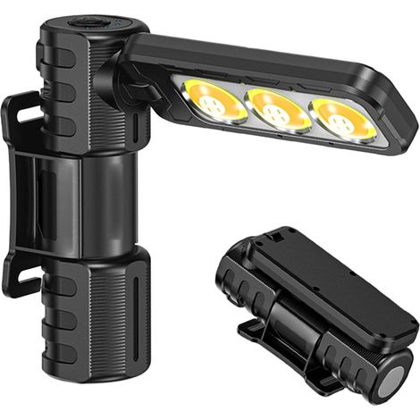 Éclairage LED pour Salle de Sport Lampe Travail Pliable Aimantée (1/5)
