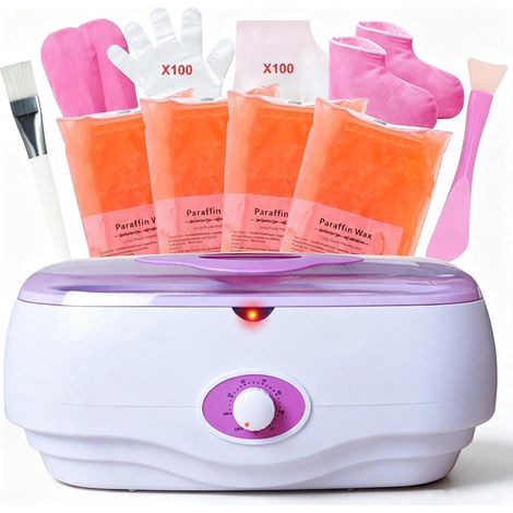 Bain de Paraffine Electrique 5L - Bain de Cire pour Mains et Pieds avec Soulagement Douleurs Musculaires/Arthrite, Hydratation Intense Peau Sèche - Soin Spa Chez Vous (1/5)