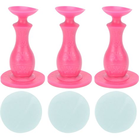 3 Pièces Bloque-Porte Lave-Linge Housse Antichoc Porte Machine à Laver Frontale Rose (1/5)