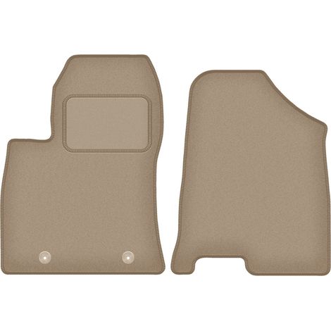 Alfombrillas delanteras para Hyundai Kona II crossover (2022-) beige (1/5)
